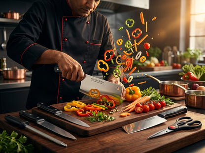 ⚡ Kitchen Mein Speed Badhani Hai? Ye 8 Pcs Knife Set Hai Perfect Choice! 🔥