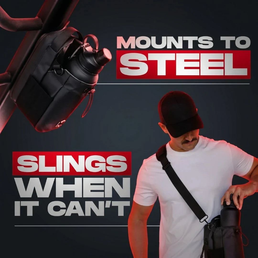 🧲 Snap. Stick. Lift. Repeat. Magnetic Gym Bag