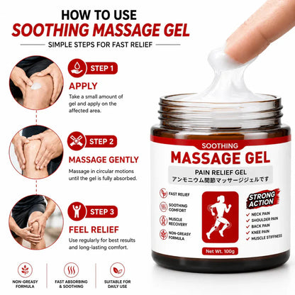 🌿 Herbal Fast Pain Relief & Massage Gel – BUY 1 GET 2