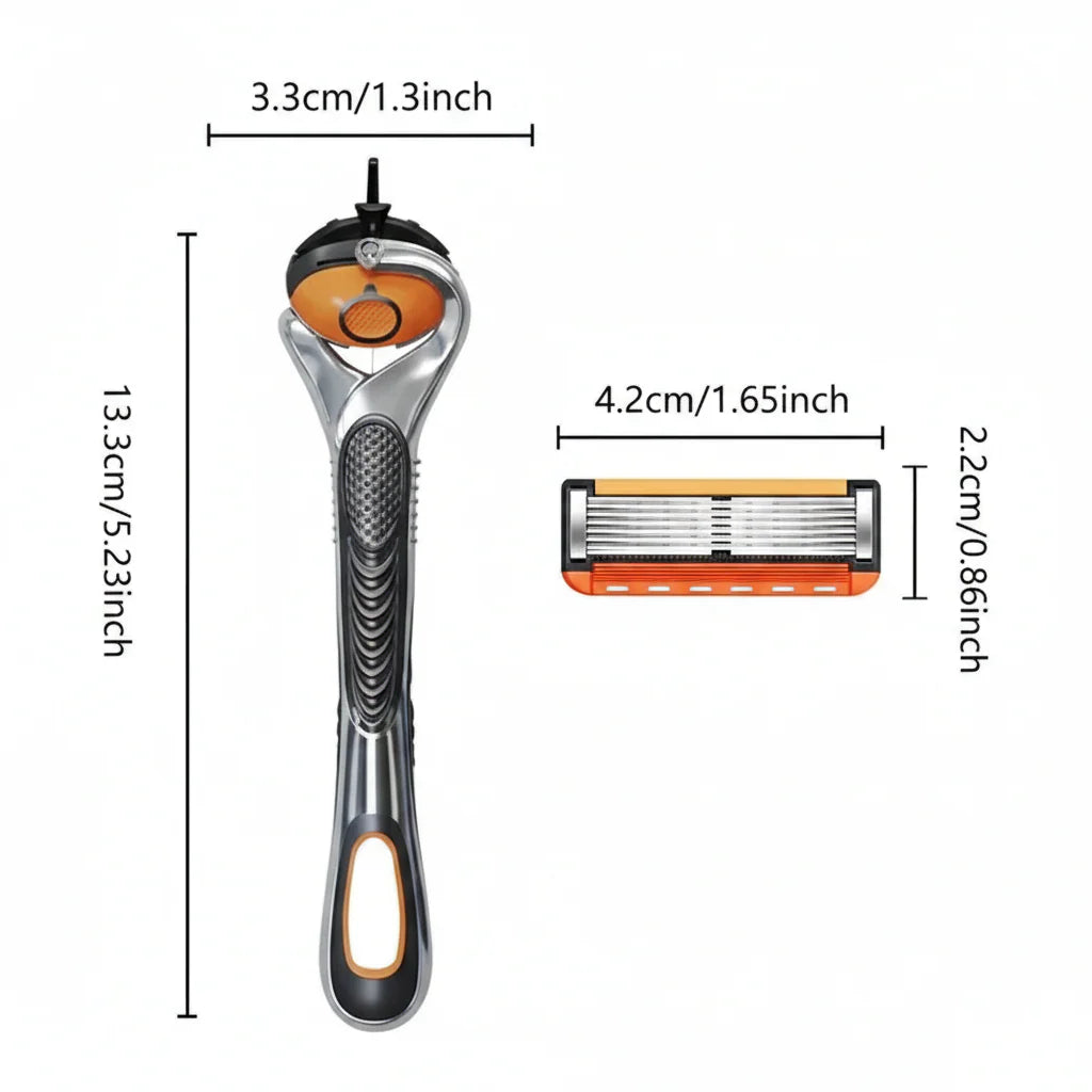 Smart Shave Pro Kit – 48 High-Performance Razor Refills + FREE Handle