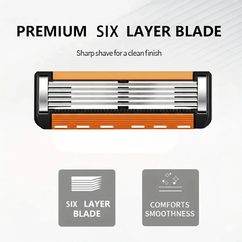 Smart Shave Pro Kit – 48 High-Performance Razor Refills + FREE Handle