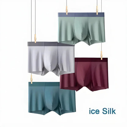 Anti-Sweat Ice Silk Boxer Briefs Combo ( PACK OF 6 )