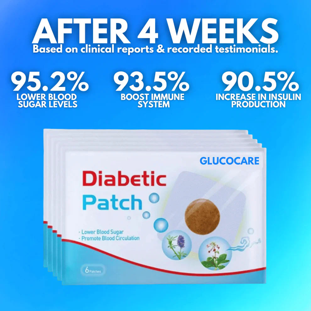 🍬 GlucoCare™ Blood Sugar Patches – Pack of 48 + 48 FREE!